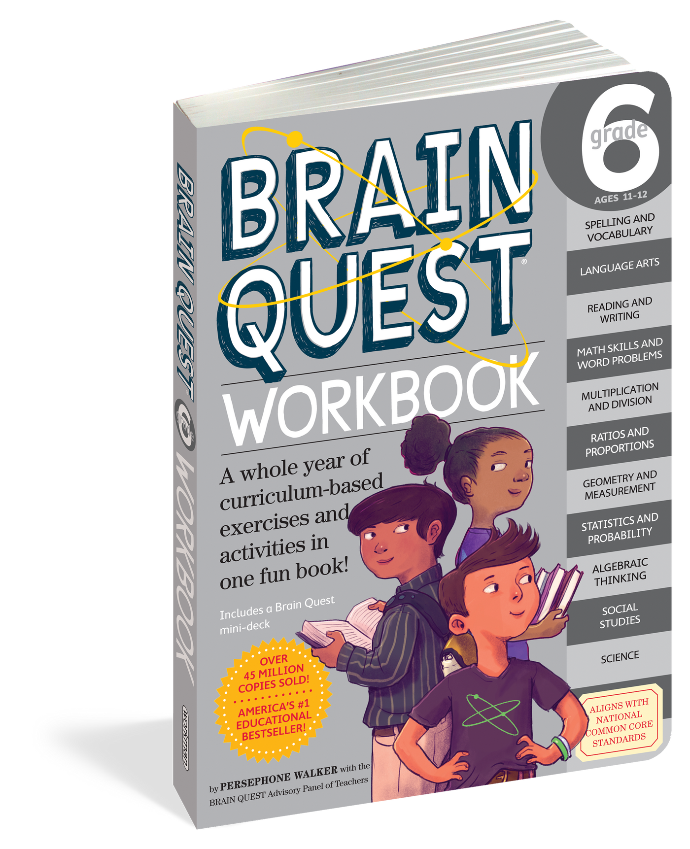 Brain Quest Workbook: 6th Grade - Paperback | Workman