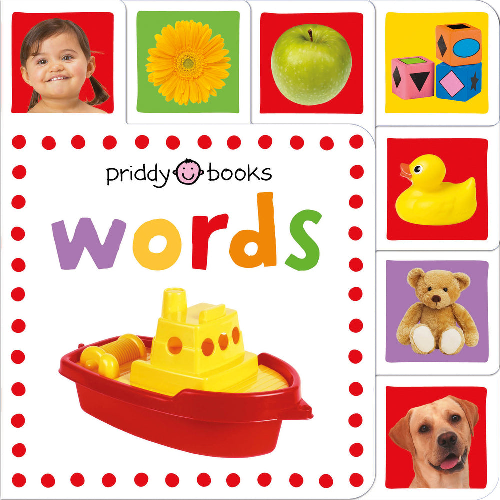 Mini Tab: Words - Board Book | Priddy Books