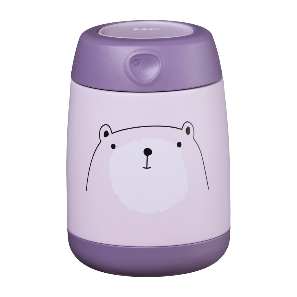 Insulated Food Jar: 210ml - Mini-Bear Hugs Purple | B.box