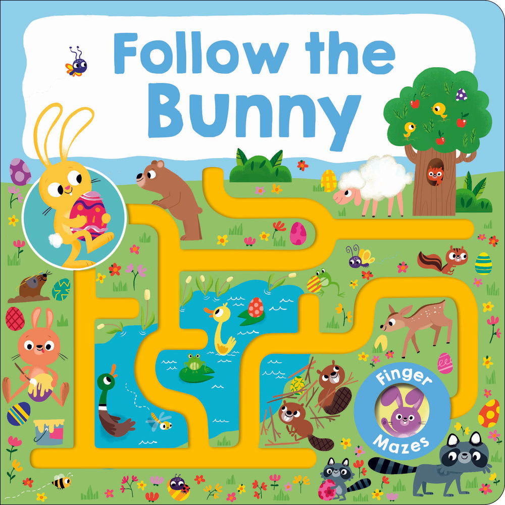 Maze Book: Follow the Bunny - Board Book | Priddy Books