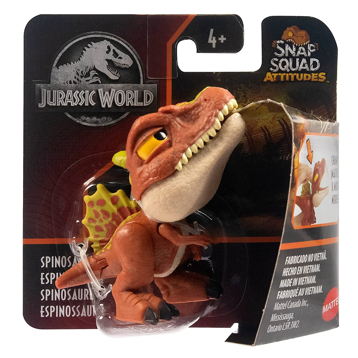 Spinosaurus: Snap Squad Attitudes - Dinosaur Figure | Jurassic World