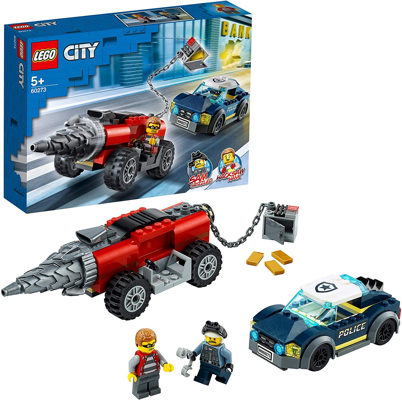 Police Driller Chase: City - 60273 |  LEGO®