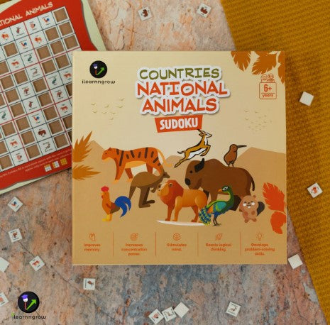 National Animal Sudoku | Ilearngrow