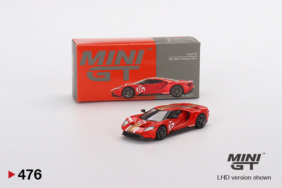 Ford GT Alan Mann Heritage Edition - Scale: 1:64 | Mini GT