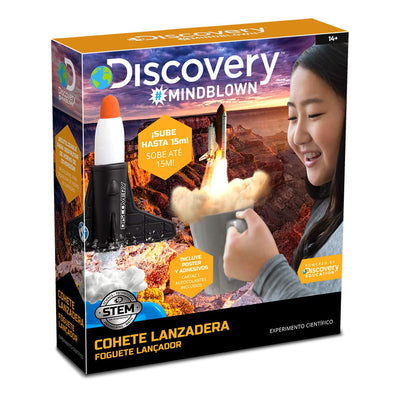 Mindblown Rocket Launcher STEM Educational Science Experiment Kit | Discovery