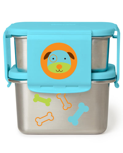 Zoo Stainless Steel Lunch Kit - Darby Dog | Skip Hop by Skip Hop, USA Baby Care