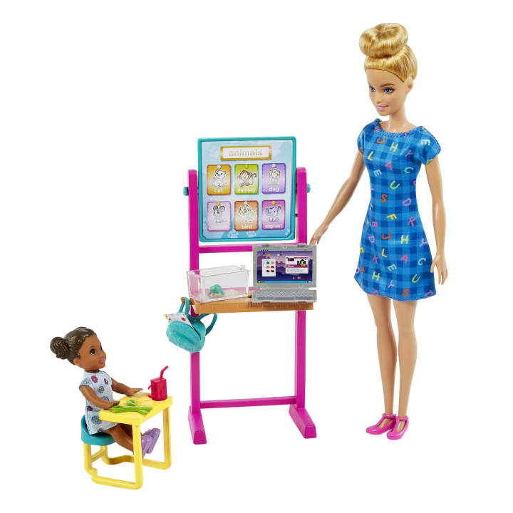 Teacher Doll - Blue Dresses | Barbie®