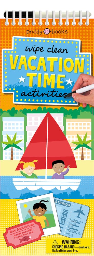 Wipe Clean Activities: Vacation Time - Spiral Bound | Priddy Books by Priddy Books Book