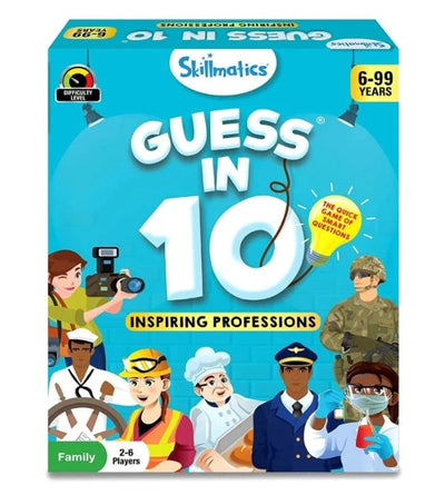 Guess in 10: Inspiring Professions - Trivia card game | Skillmatics