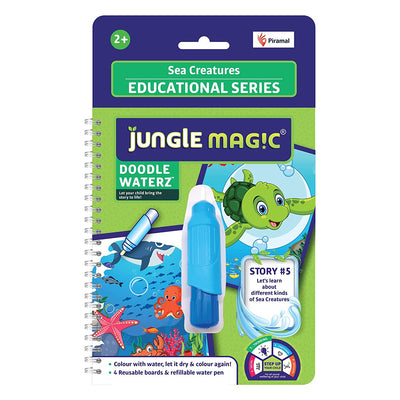 Sea Creatures: Doodle Waterz - Reusable | Jungle Magic
