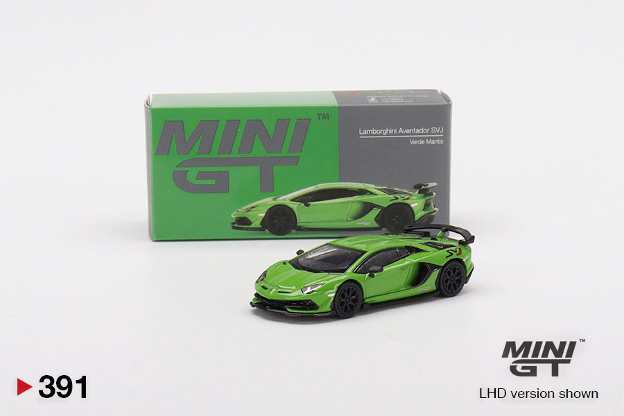 Lamborghini Aventador SVJ Verde Mantis - Scale 1:64 | Mini GT