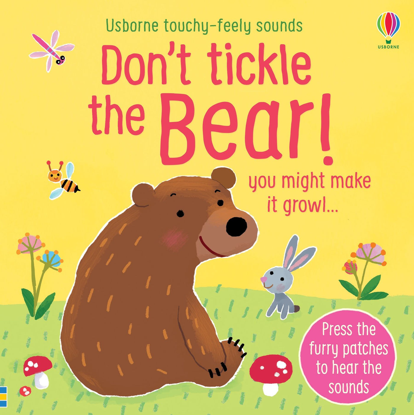 Don't Tickle The Bear! (Touchy-Feely Sounds) Board Book | Usborne