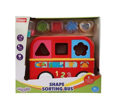 Shape Sorting Bus - Giggles | Funskool