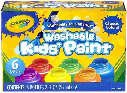 Washable Glitter Paint, 6 Count | Crayola by Crayola, USA Art & Craft