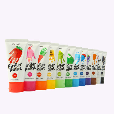 Finger Paint - 12 Colors Set | Jar Melo