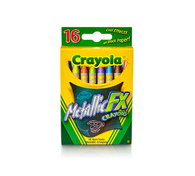 Metallic FX Crayons, 16 Count | Crayola