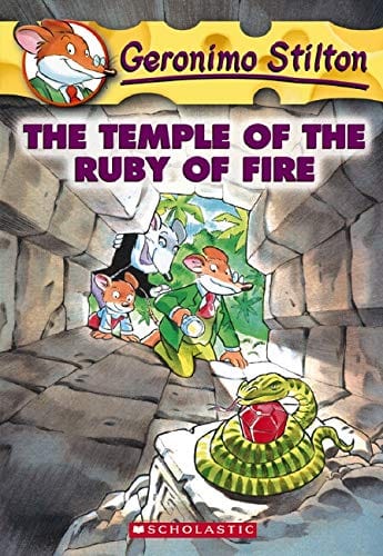 The Temple of the Ruby of Fire: #14 - Paperback | Geronimo Stilton by Scholastic Book