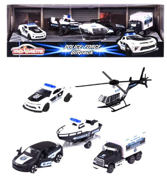 Police Force: Giftpack - 5 PCS | Majorette