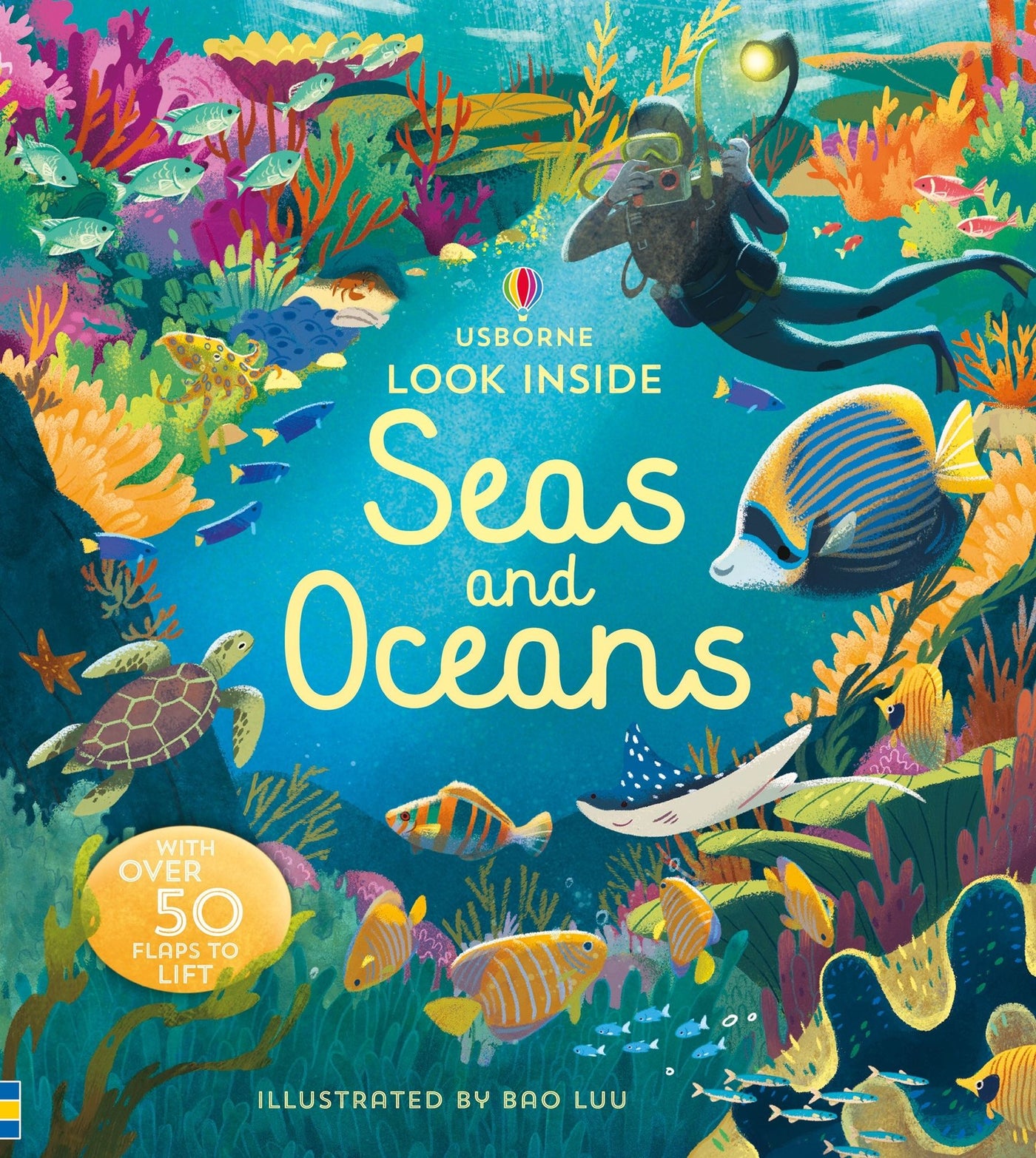 Seas and Oceans - Look Inside - Board Book | Usborne
