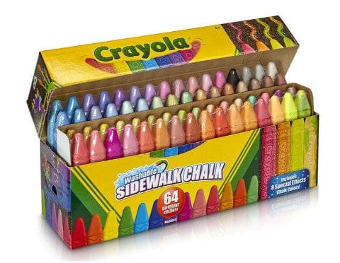 Washable Sidewalk Chalk: 64 Count | Crayola by Crayola, USA Art & Craft