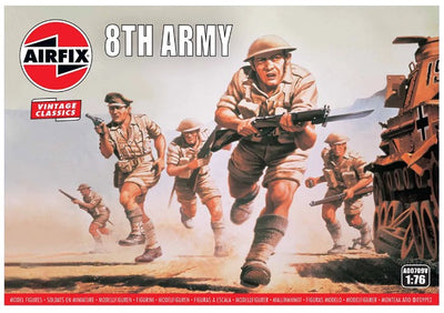 A00709V WWII British 8th Army Scale Model Kit (1:76) | Airfix