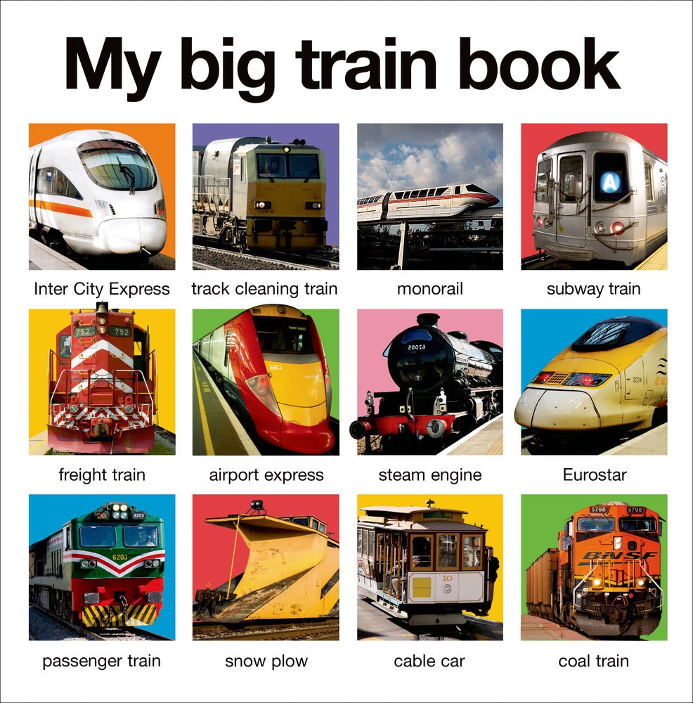 My Big Train Book - Board Book | Priddy Books