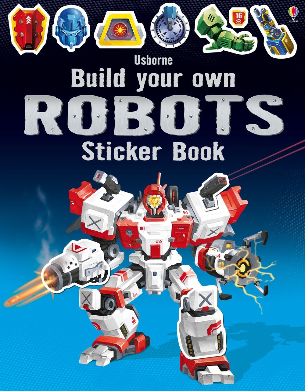 Build Your Own Robots Sticker Book - Paperback | Usborne