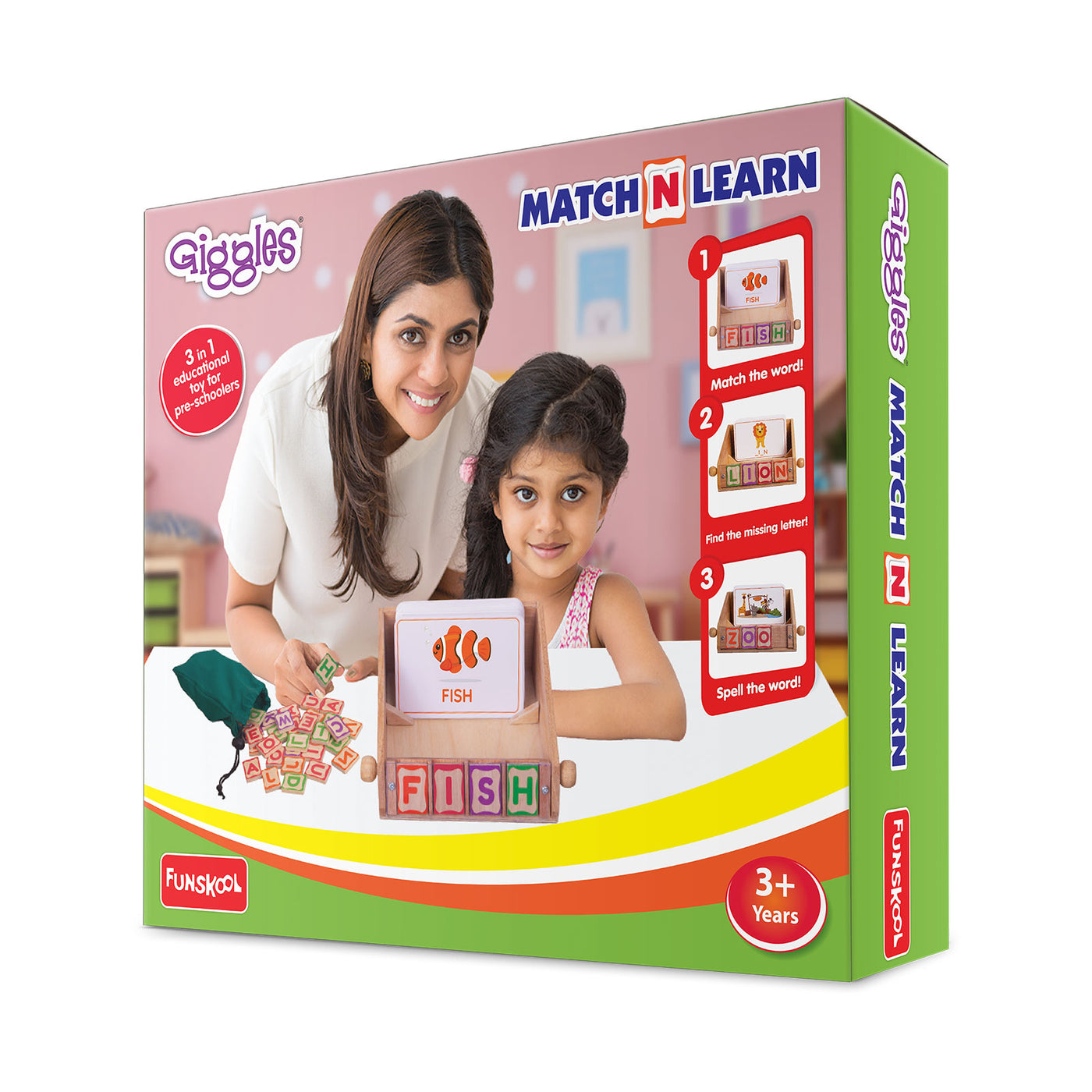 Match N Learn - Giggles | Funskool