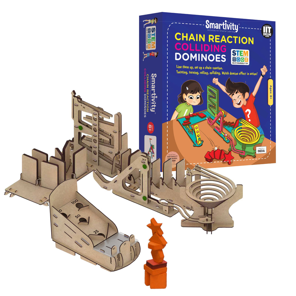 Chain Reaction Colliding Dominoes | Smartivity