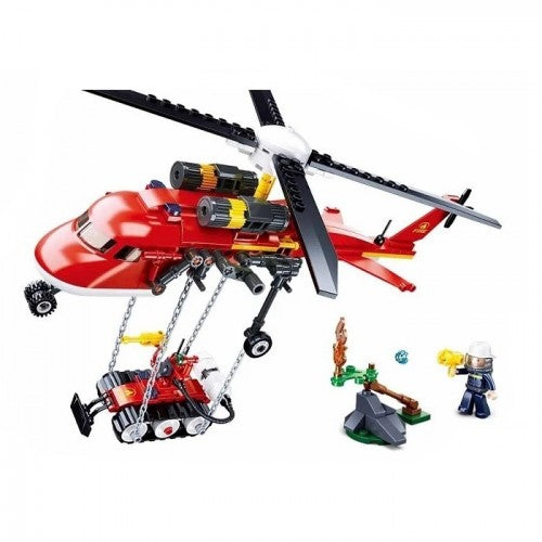 Fire Helicopter: Slub Fire - 325 PCS Bricks | Sluban