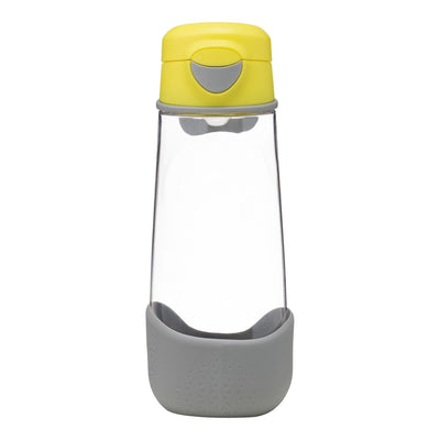 Tritan Sport Spout Drink Bottle 600ml: Lemon Sherbet - Yellow Grey | b.box by B.Box Baby Care