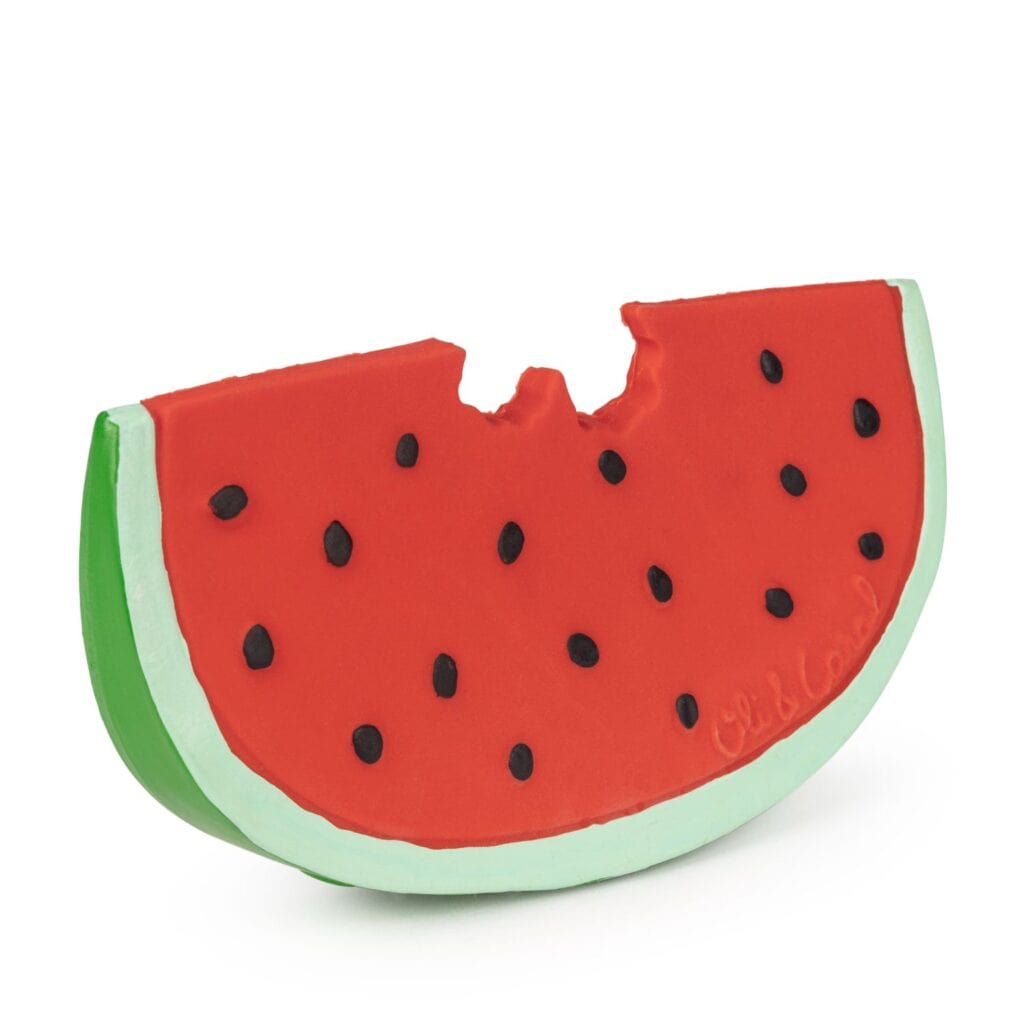 Wally The Watermelon Natural Rubber Teether | Oli & Carol by Oli & Carol, Spain Baby & Toddler