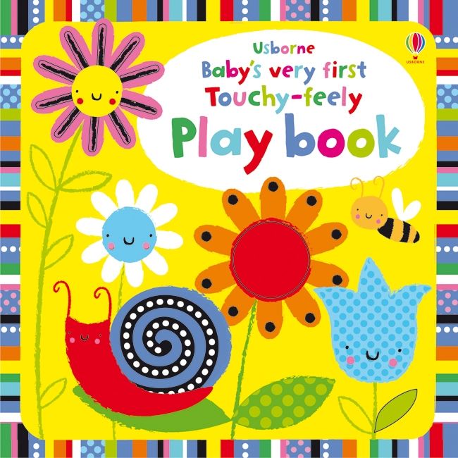 Baby's Very First Touchy-Feely: Playbook - Board Book | Usborne