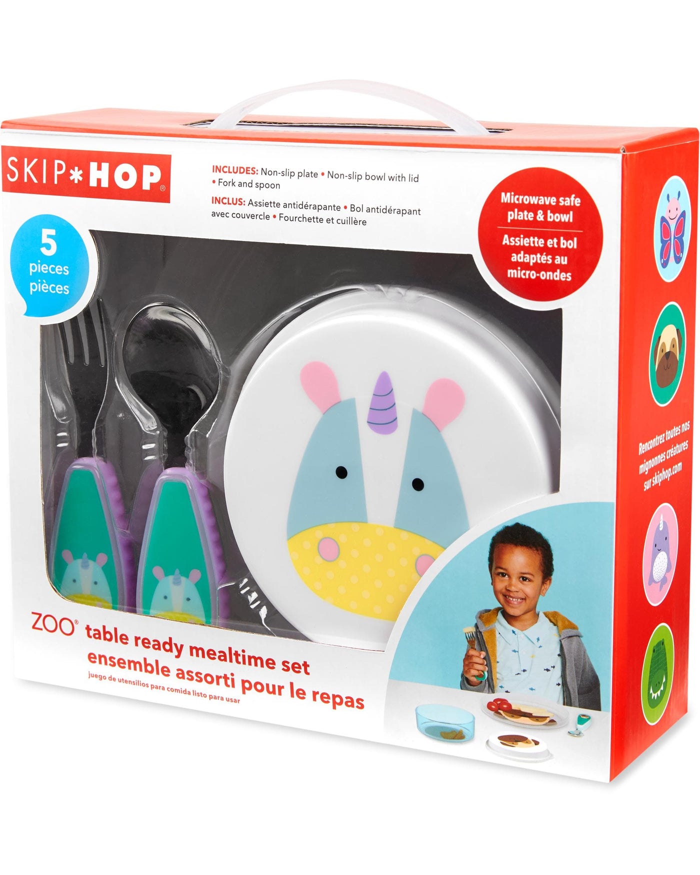 ZOO Table Ready Mealtime Set - Unicorn | Skip Hop by Skip Hop, USA Baby Care
