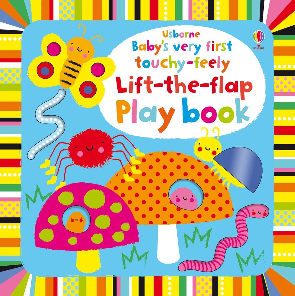 Baby's Very First Touchy-Feely Lift-The-Flap Play Book - Board Book | Usborne