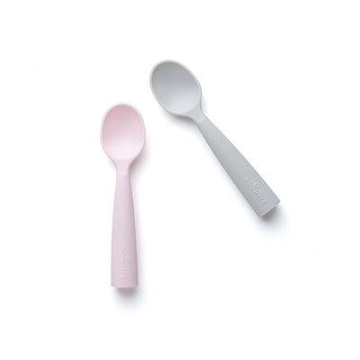 Training Spoon Set - Grey Pink | Miniware by Miniware, Taiwan Baby Care