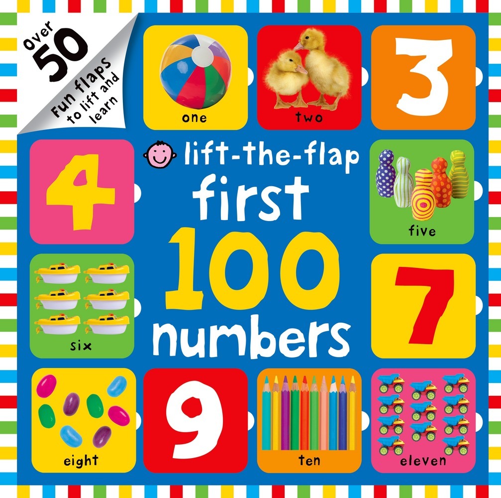 First 100 Lift The Flap Numbers - Board Book | Priddy Books