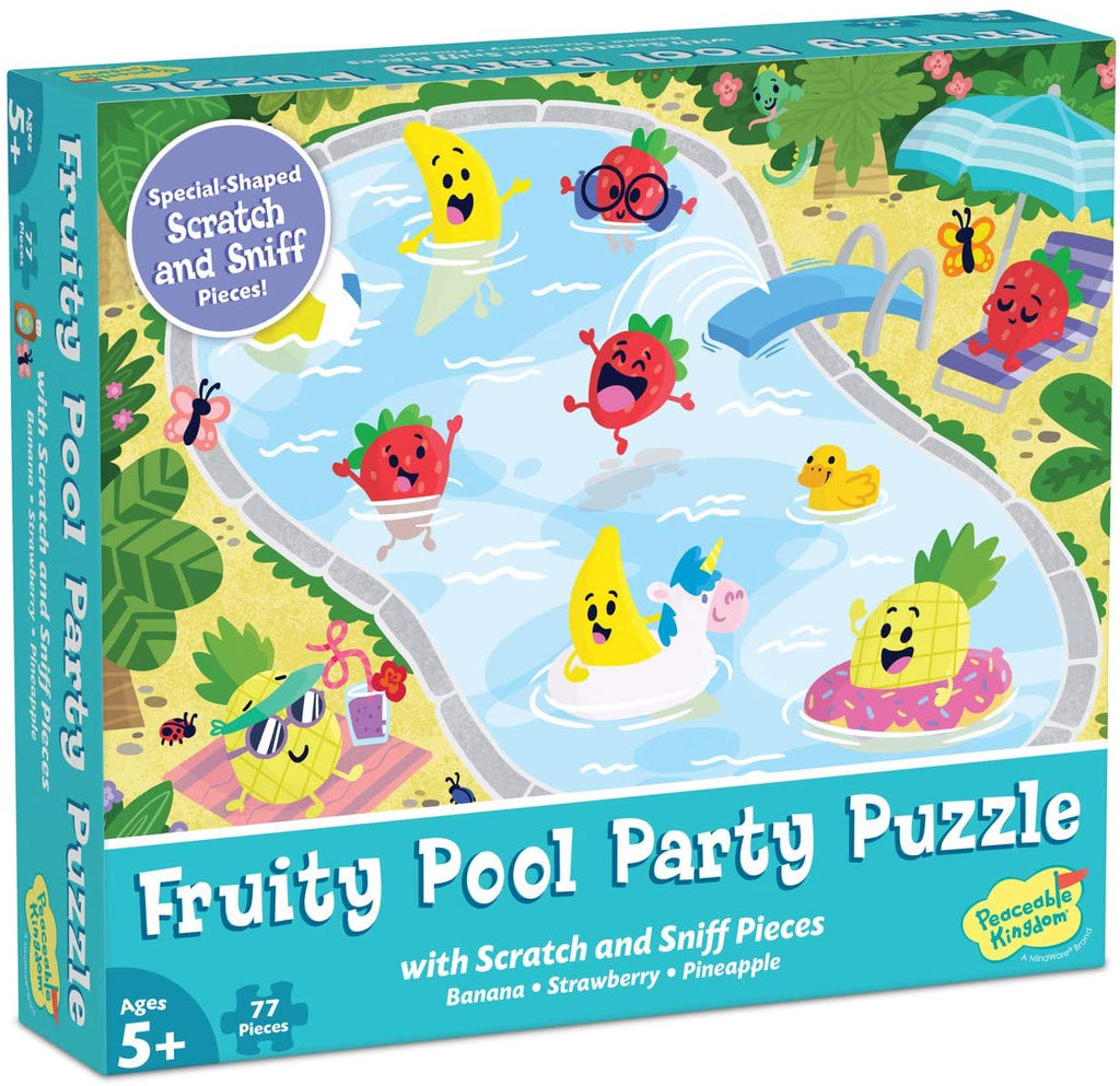 Scratch and Sniff Puzzle: Fruity Pool Party
