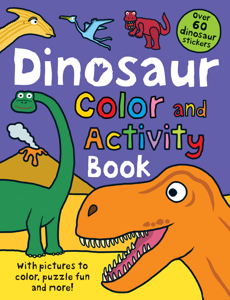 Color and Activity Books Dinosaur - Paperback | Priddy Books