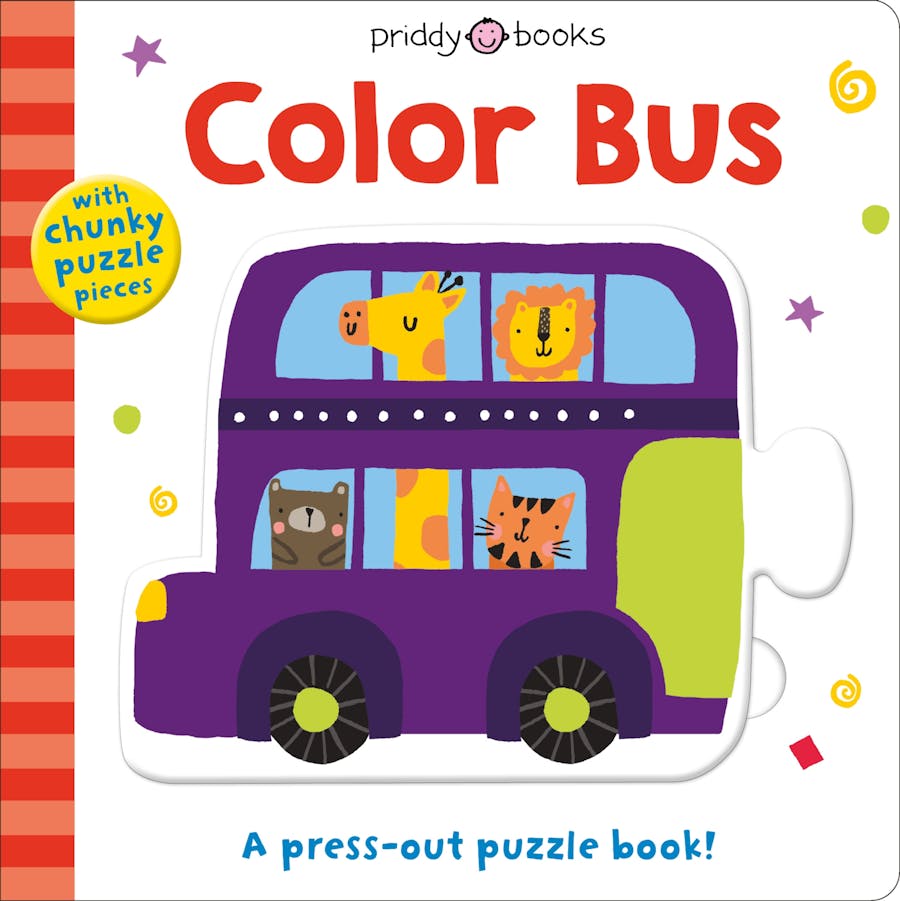 Puzzle and Play: Color Bus - Board Book | Priddy Books