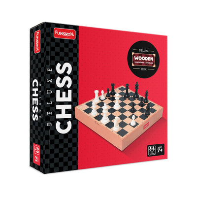Deluxe Chess - Wooden Gameboard & Storage | Funskool