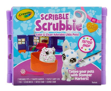 Scribble Scrubbie: Pets Tattoo Shop | Crayola