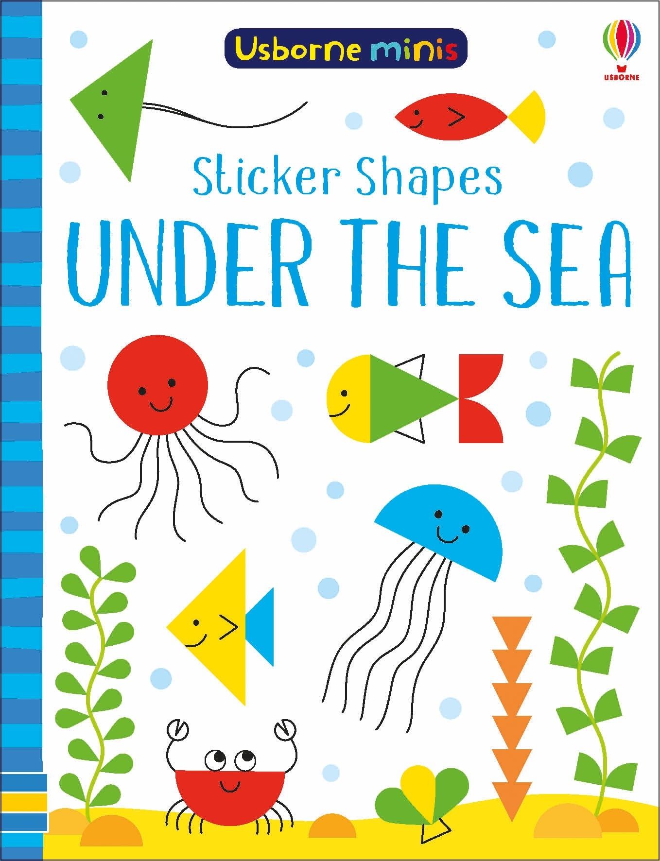 Sticker Shapes Under the Sea: Mini Book - Paperback | Usborne Books