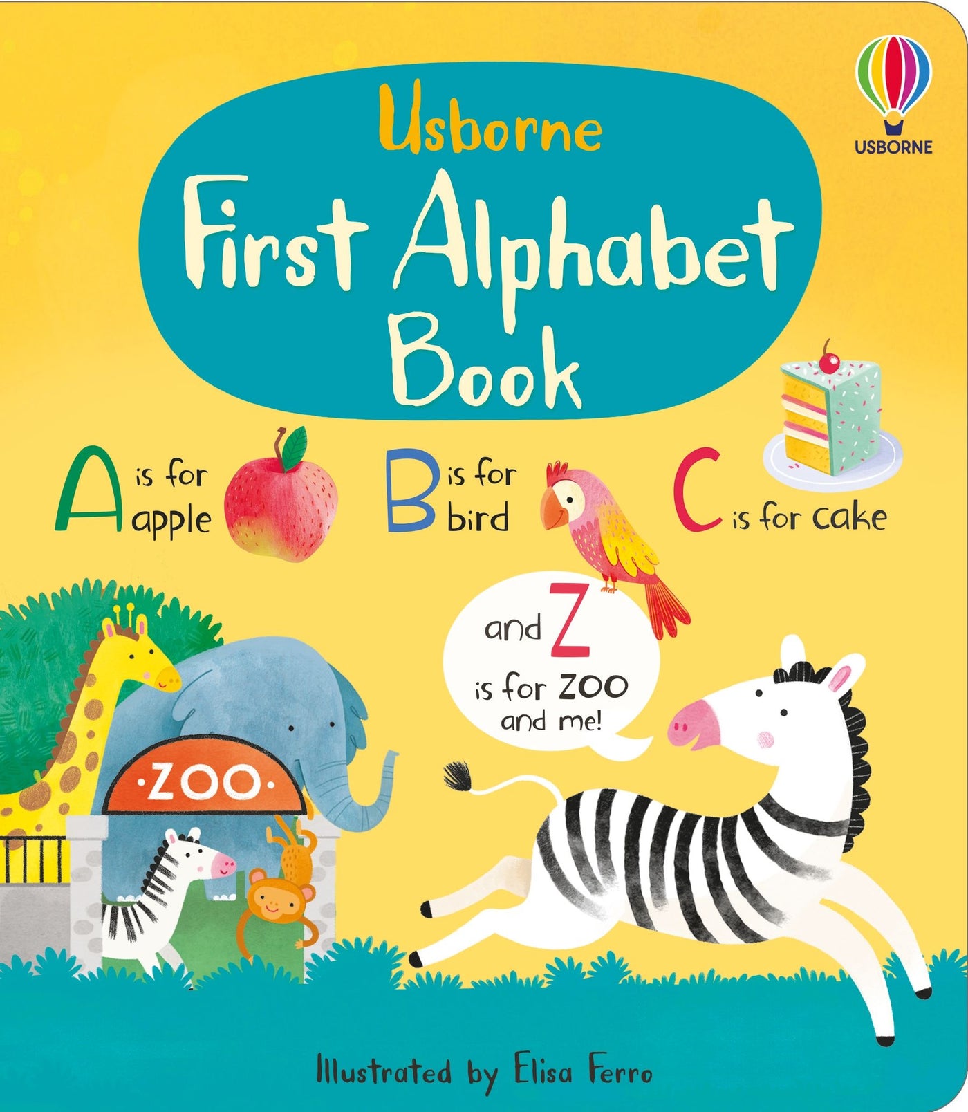First Alphabet Book - Board Book | Usborne