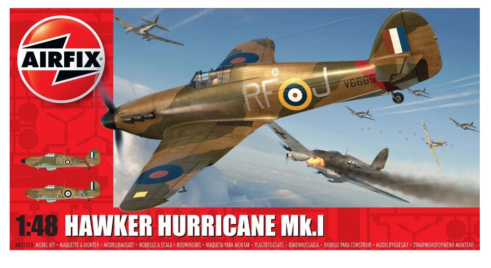 A05127A Hawker Hurricane Mk.I Scale Model Kits (1:48) | Airfix