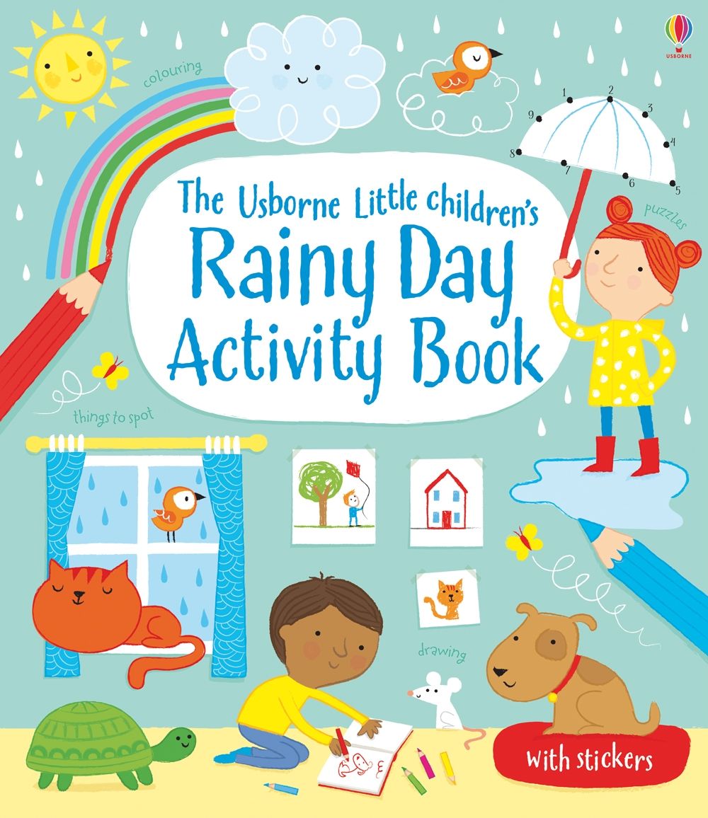 Little Children's Rainy Day Activity book - Paperback | Usborne