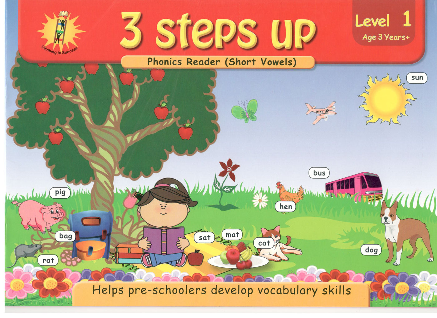 Phonics Reader: Level 1 - Paperback | 3 Steps Up