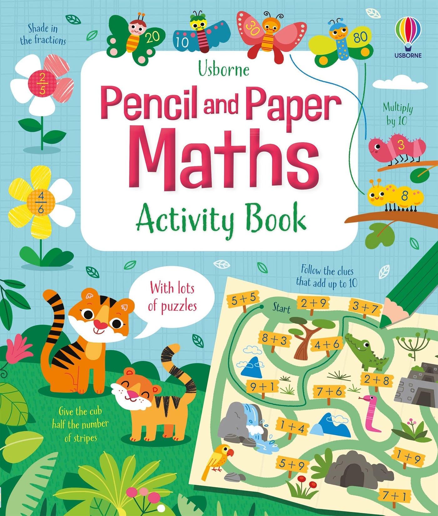 Pencil and Paper Maths: Activity Book - Paperback | Usborne Books