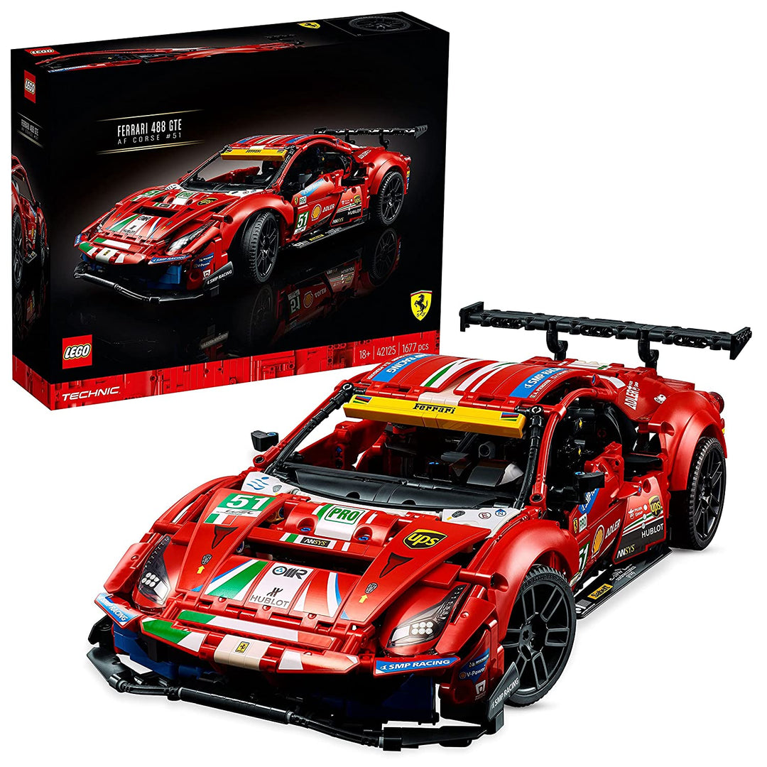 Ferrari 488 GTE “AF Corse #51”: 1682 PCS - Technic™ | LEGO