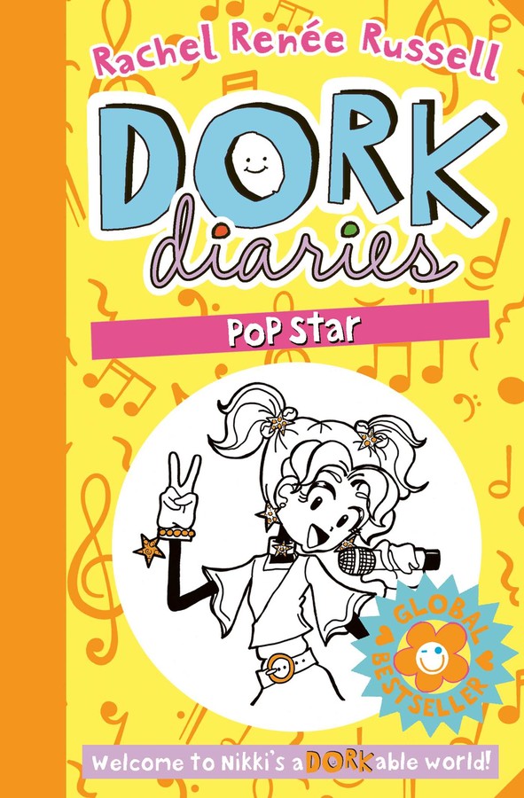 #3 Dork Diaries: Pop Star =- Paperback | Rachel Renee Russell